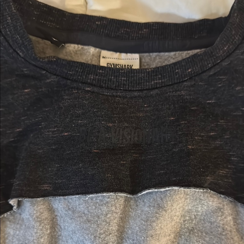 Gymshark Black Cropped Long Sleeve Hoodie